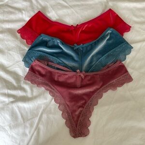 Victoria’s Secret bundle of 3 panties Small